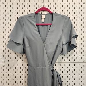 Dusty blue maxi dress 6